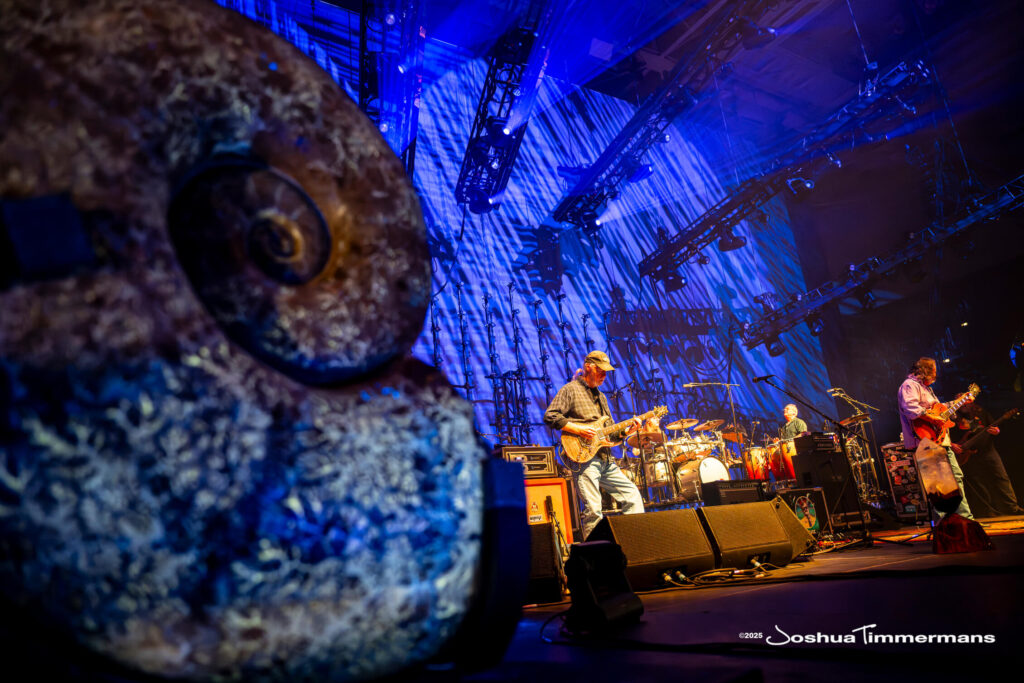 A moment from the Widespread Panic July 24, 2025 performance in Asheville, NC