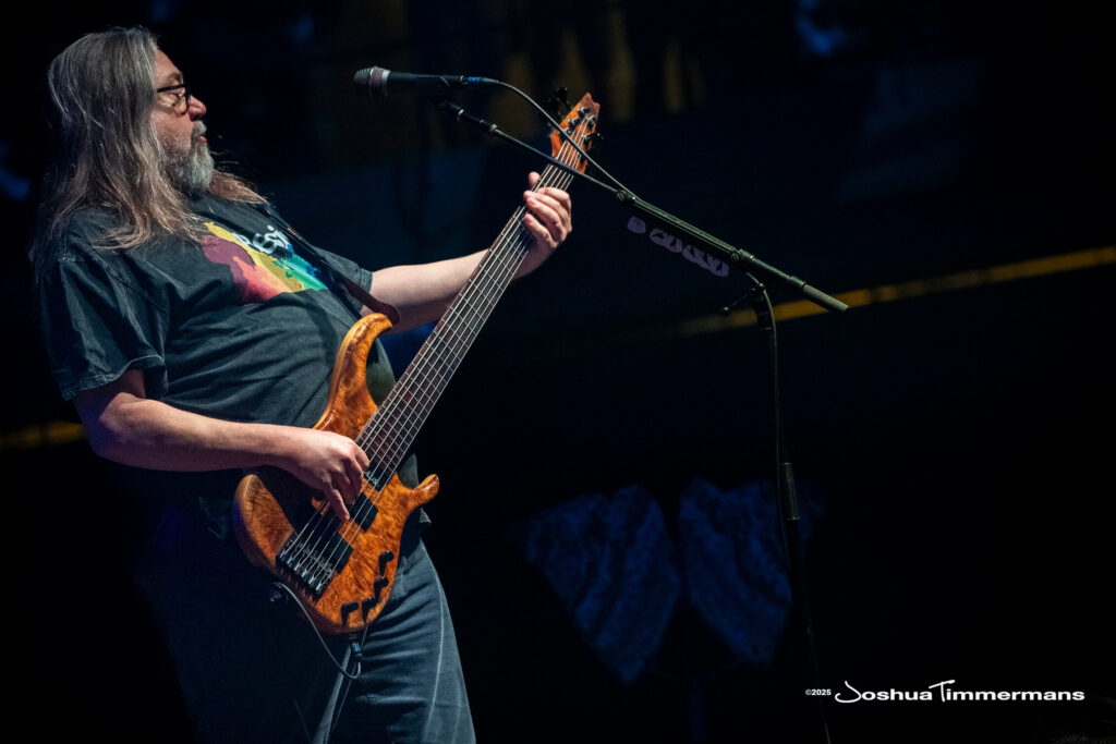 A moment from the Widespread Panic July 24, 2025 performance in Asheville, NC