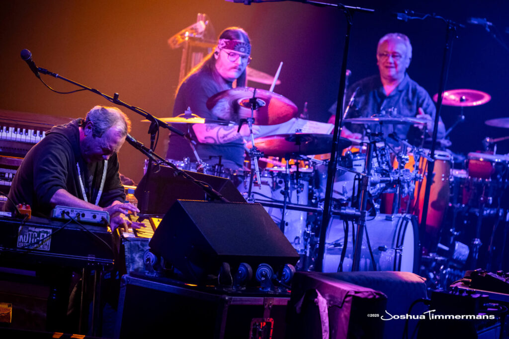 A moment from the Widespread Panic July 24, 2025 performance in Asheville, NC