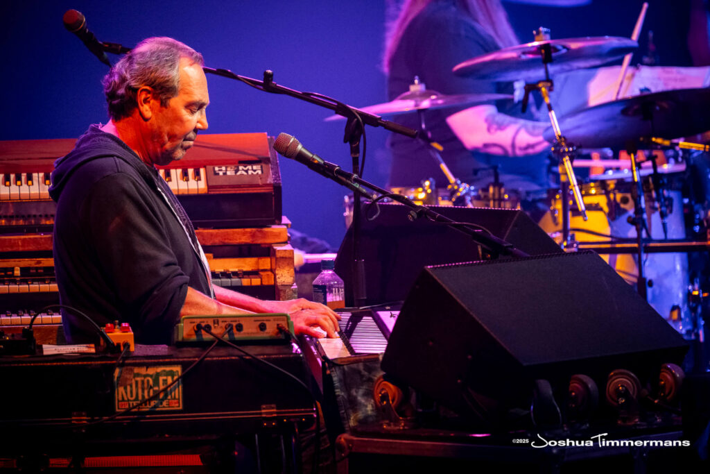 A moment from the Widespread Panic July 24, 2025 performance in Asheville, NC
