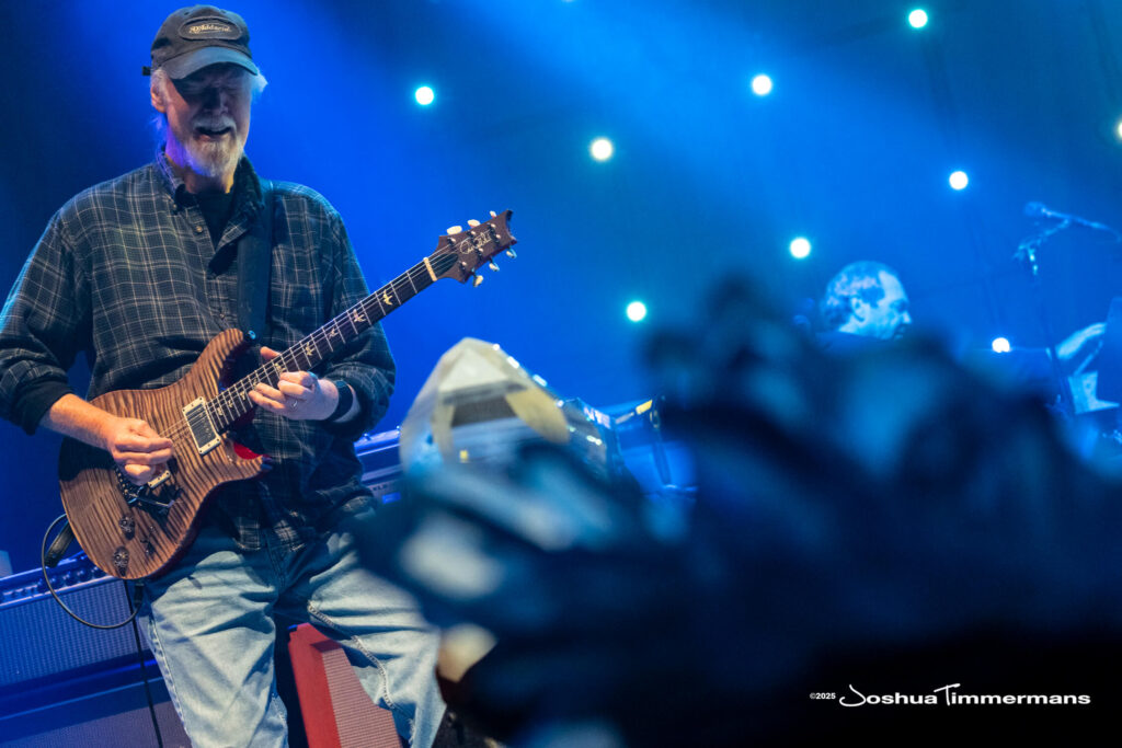 A moment from the Widespread Panic July 24, 2025 performance in Asheville, NC