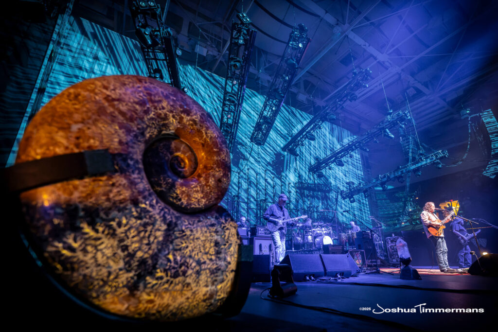 A moment from the Widespread Panic July 24, 2025 performance in Asheville, NC
