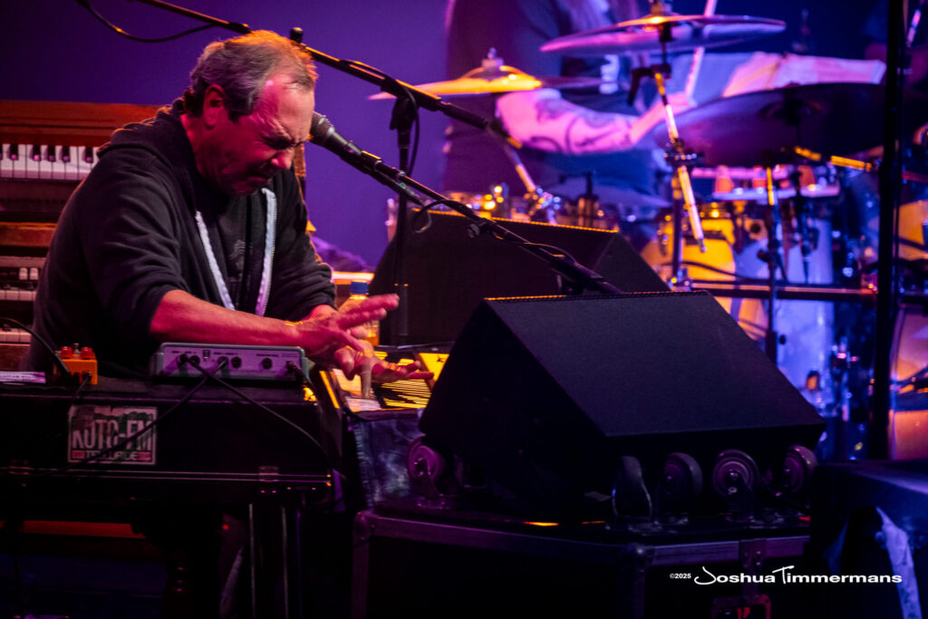 A moment from the Widespread Panic July 24, 2025 performance in Asheville, NC