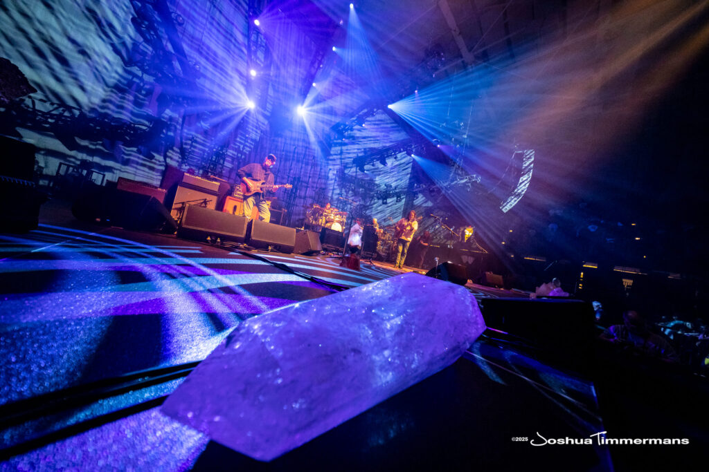 A moment from the Widespread Panic July 24, 2025 performance in Asheville, NC