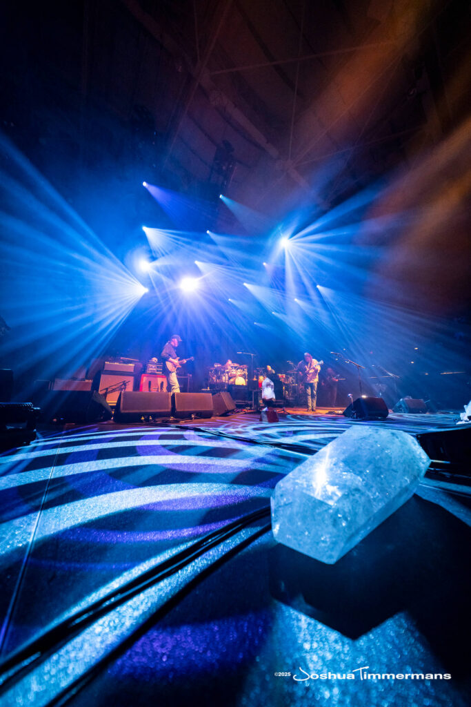 A moment from the Widespread Panic July 24, 2025 performance in Asheville, NC