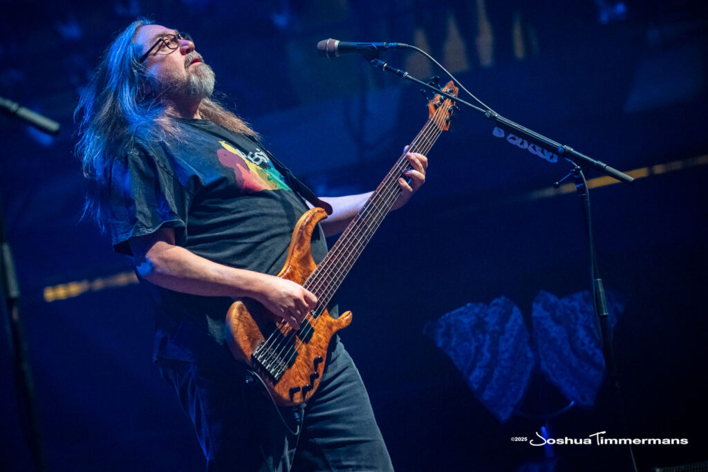 A moment from the Widespread Panic July 24, 2025 performance in Asheville, NC