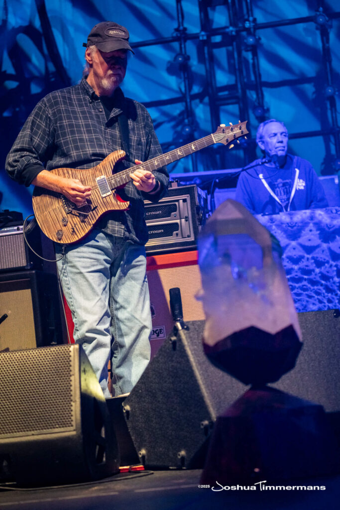A moment from the Widespread Panic July 24, 2025 performance in Asheville, NC