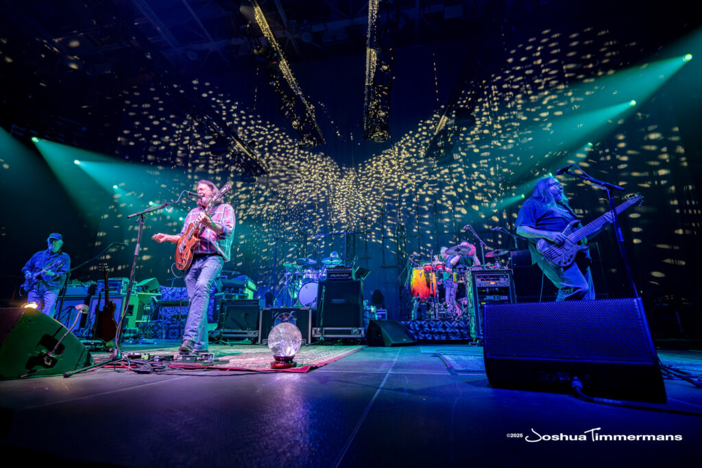 A moment from the Widespread Panic July 24, 2025 performance in Asheville, NC