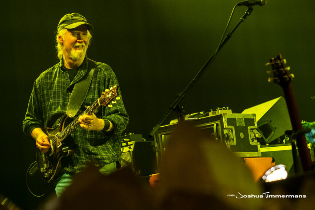 A moment from the Widespread Panic July 24, 2025 performance in Asheville, NC