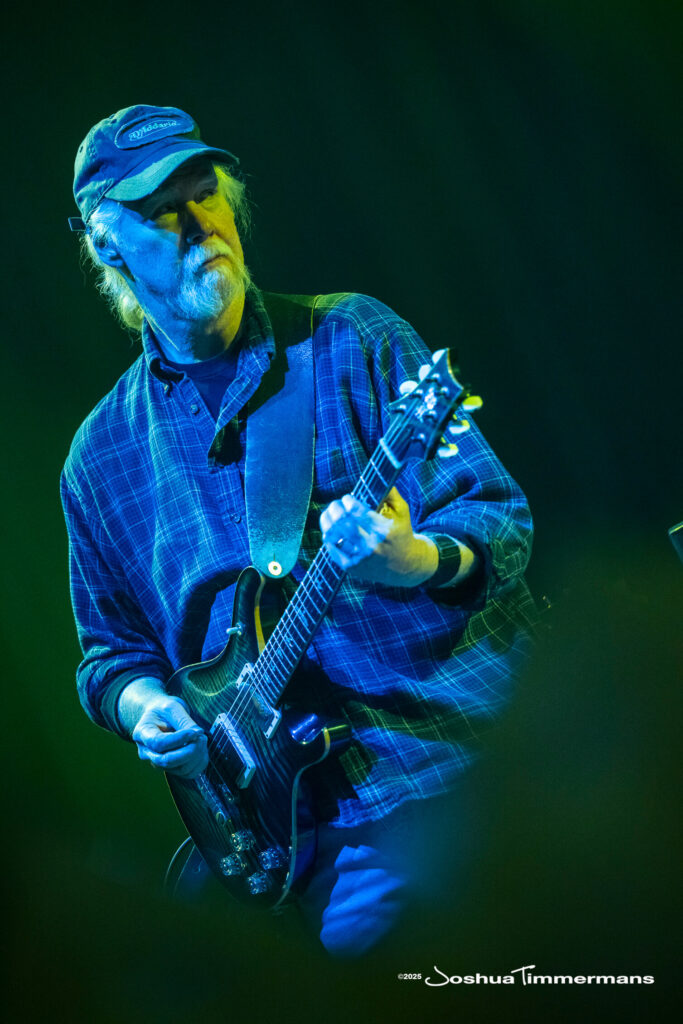 A moment from the Widespread Panic July 24, 2025 performance in Asheville, NC
