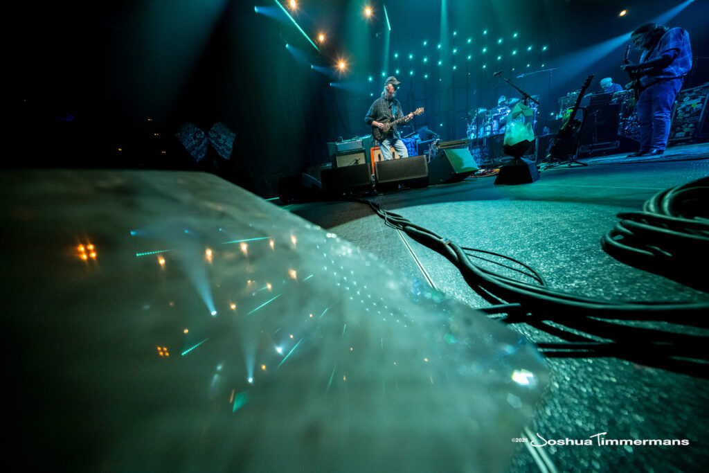 A moment from the Widespread Panic July 24, 2025 performance in Asheville, NC