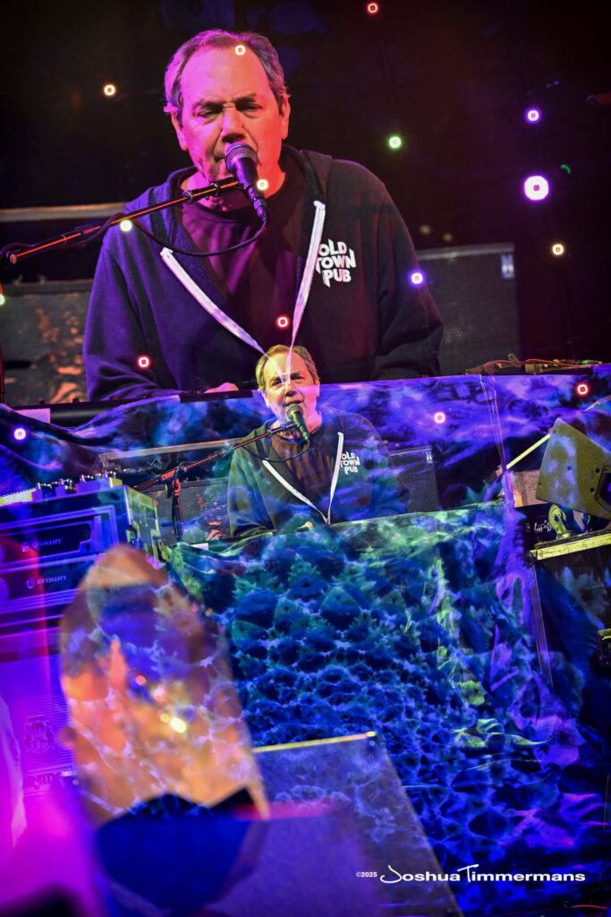 A moment from the Widespread Panic July 25, 2025 performance in Asheville, NC