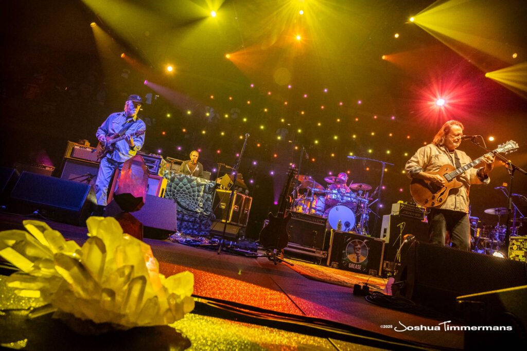 A moment from the Widespread Panic July 25, 2025 performance in Asheville, NC