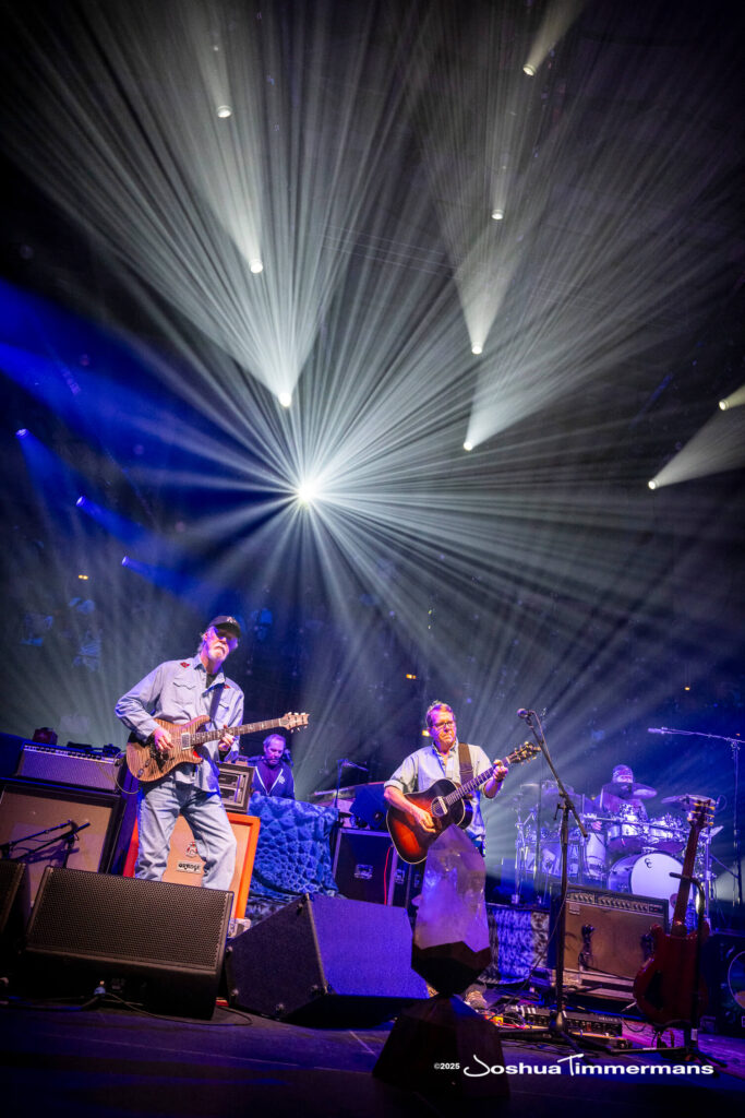 A moment from the Widespread Panic July 25, 2025 performance in Asheville, NC