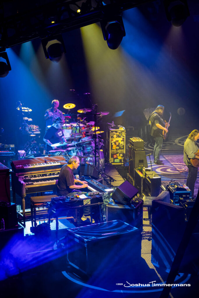 A moment from the Widespread Panic July 25, 2025 performance in Asheville, NC