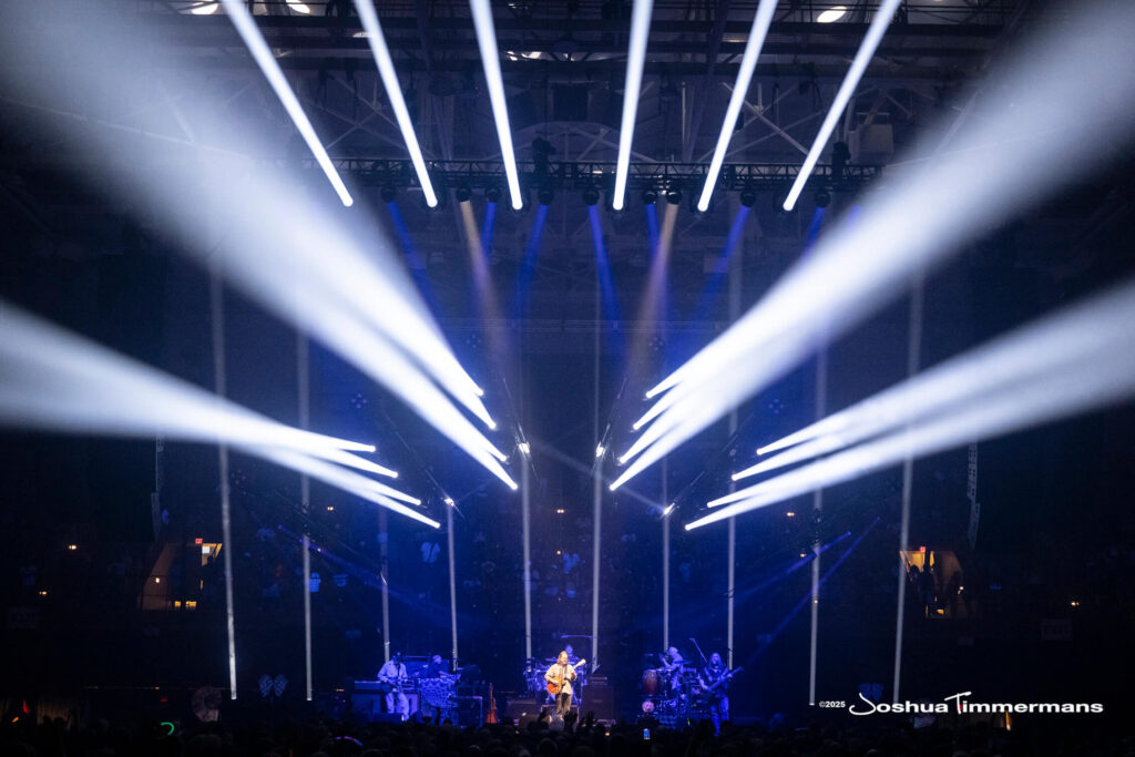 A moment from the Widespread Panic July 25, 2025 performance in Asheville, NC