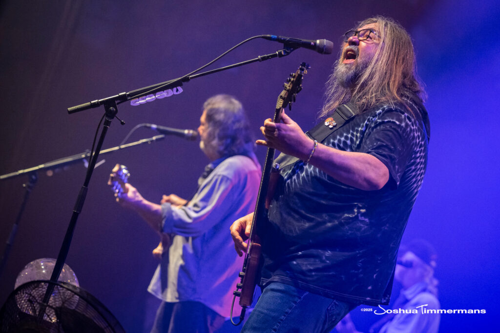 A moment from the Widespread Panic July 25, 2025 performance in Asheville, NC