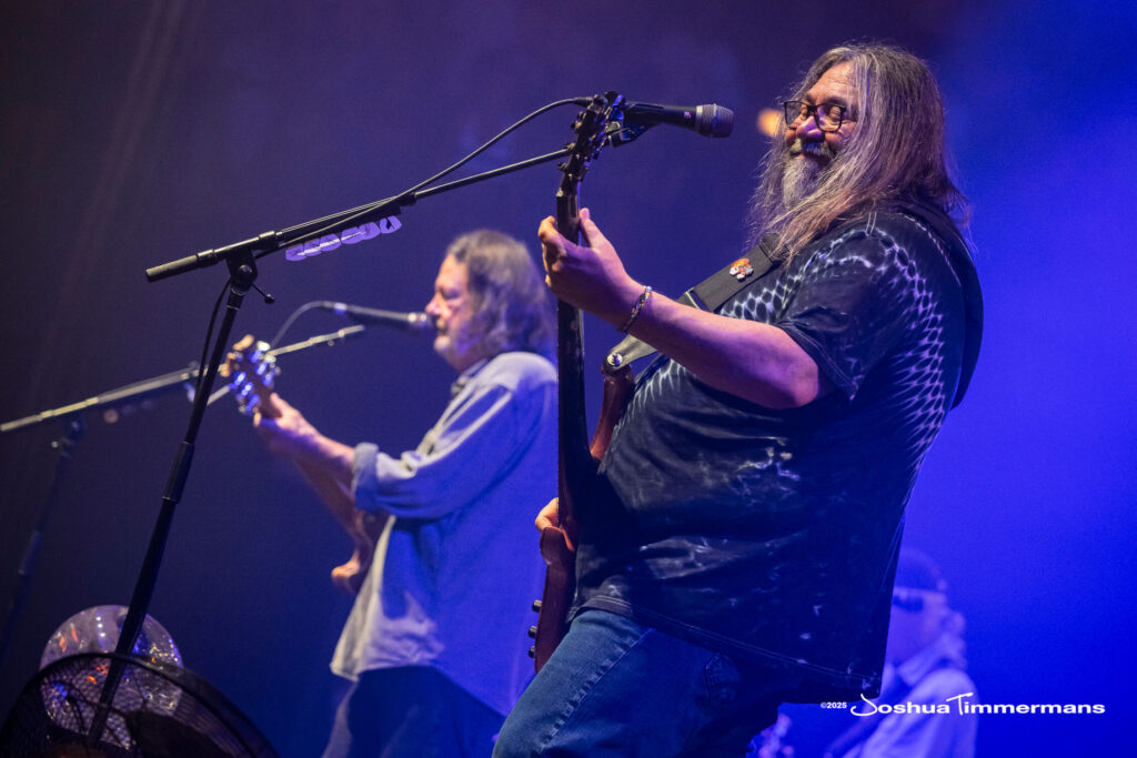 A moment from the Widespread Panic July 25, 2025 performance in Asheville, NC