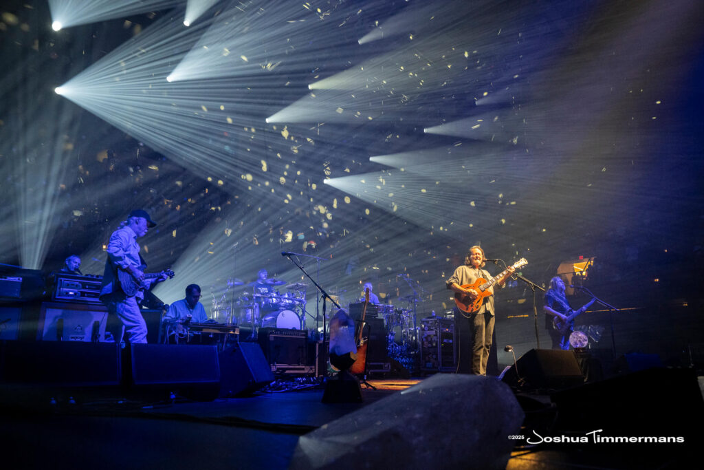 A moment from the Widespread Panic July 25, 2025 performance in Asheville, NC