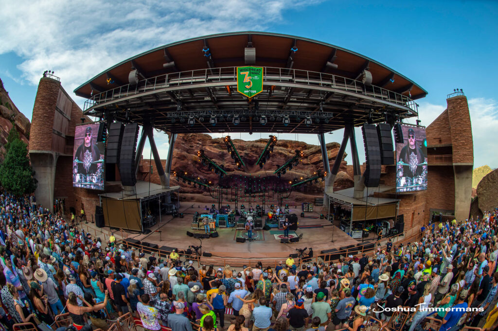 Photo from Widespread Panic&#039;s show at Red Rocks Amphitheatre in Morrison, CO on Sunday, June 29, 2025