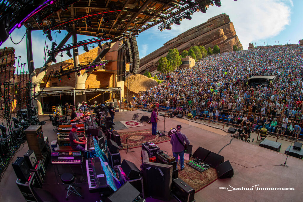 Photo from Widespread Panic&#039;s show at Red Rocks Amphitheatre in Morrison, CO on Sunday, June 29, 2025