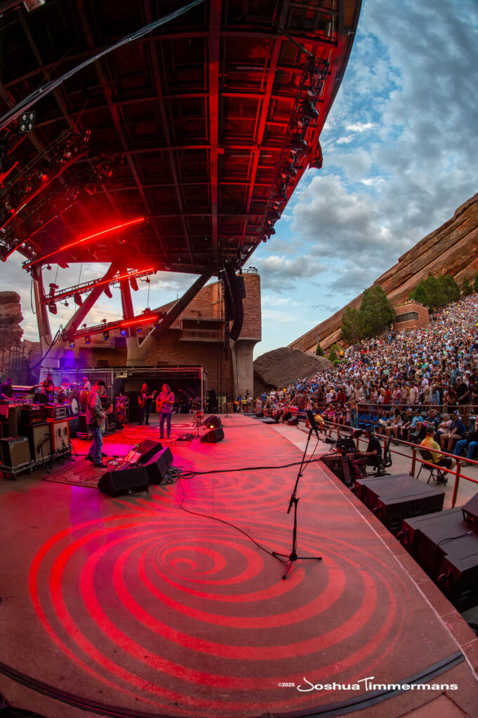 Photo from Widespread Panic&#039;s show at Red Rocks Amphitheatre in Morrison, CO on Sunday, June 29, 2025