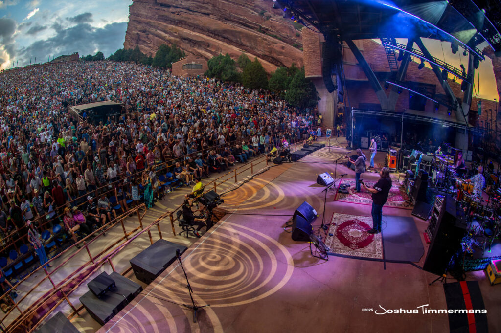 Photo from Widespread Panic&#039;s show at Red Rocks Amphitheatre in Morrison, CO on Sunday, June 29, 2025