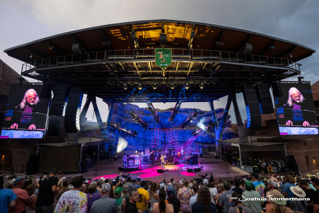 Photo from Widespread Panic&#039;s show at Red Rocks Amphitheatre in Morrison, CO on Sunday, June 29, 2025