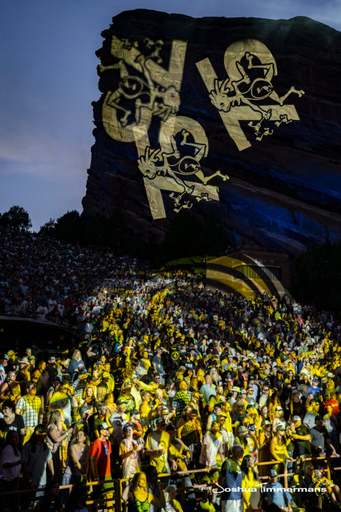 Photo from Widespread Panic&#039;s show at Red Rocks Amphitheatre in Morrison, CO on Sunday, June 29, 2025