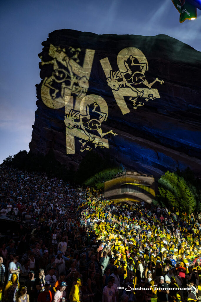 Photo from Widespread Panic&#039;s show at Red Rocks Amphitheatre in Morrison, CO on Sunday, June 29, 2025
