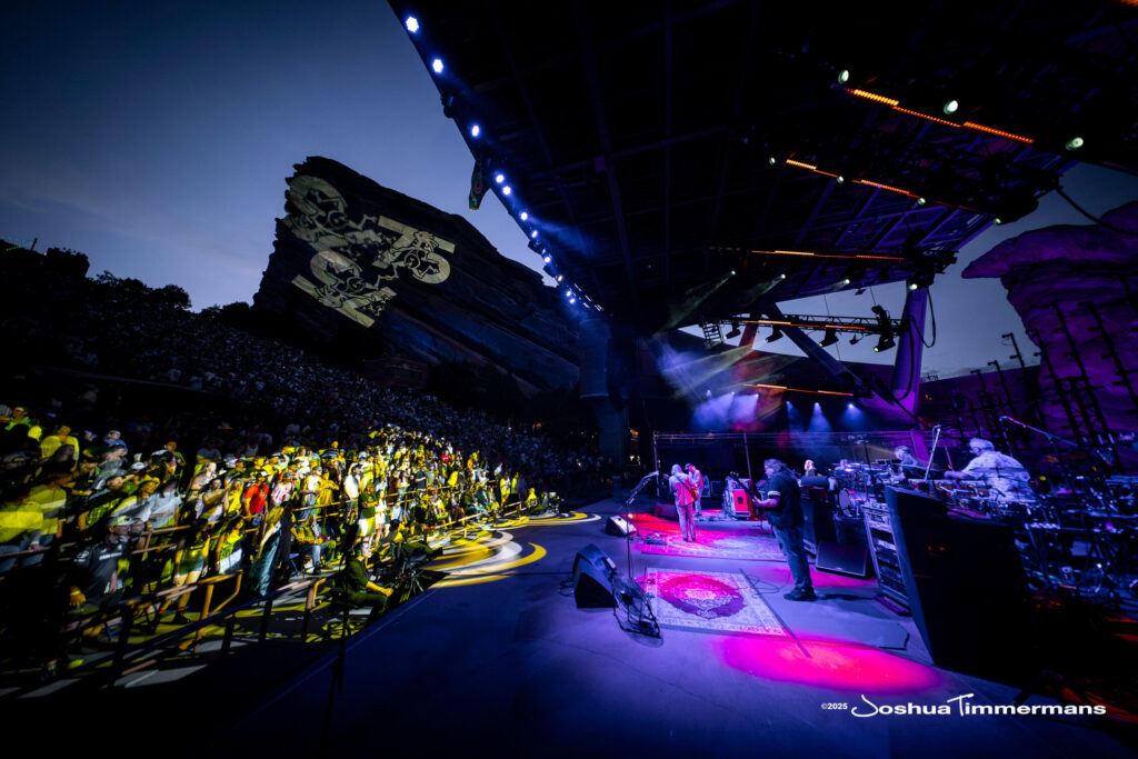 Photo from Widespread Panic&#039;s show at Red Rocks Amphitheatre in Morrison, CO on Sunday, June 29, 2025