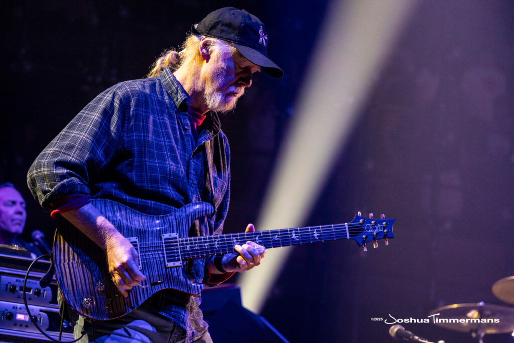 A moment from the Widespread Panic July 26, 2025 performance in Asheville, NC