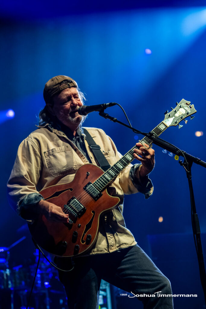 A moment from the Widespread Panic July 26, 2025 performance in Asheville, NC