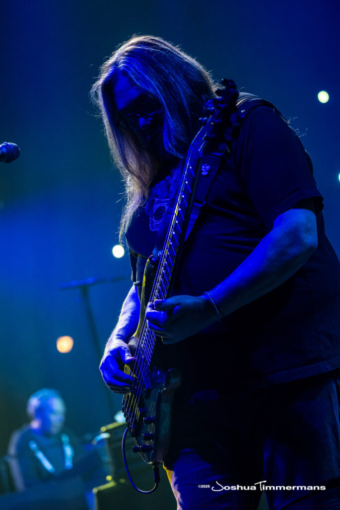 A moment from the Widespread Panic July 26, 2025 performance in Asheville, NC