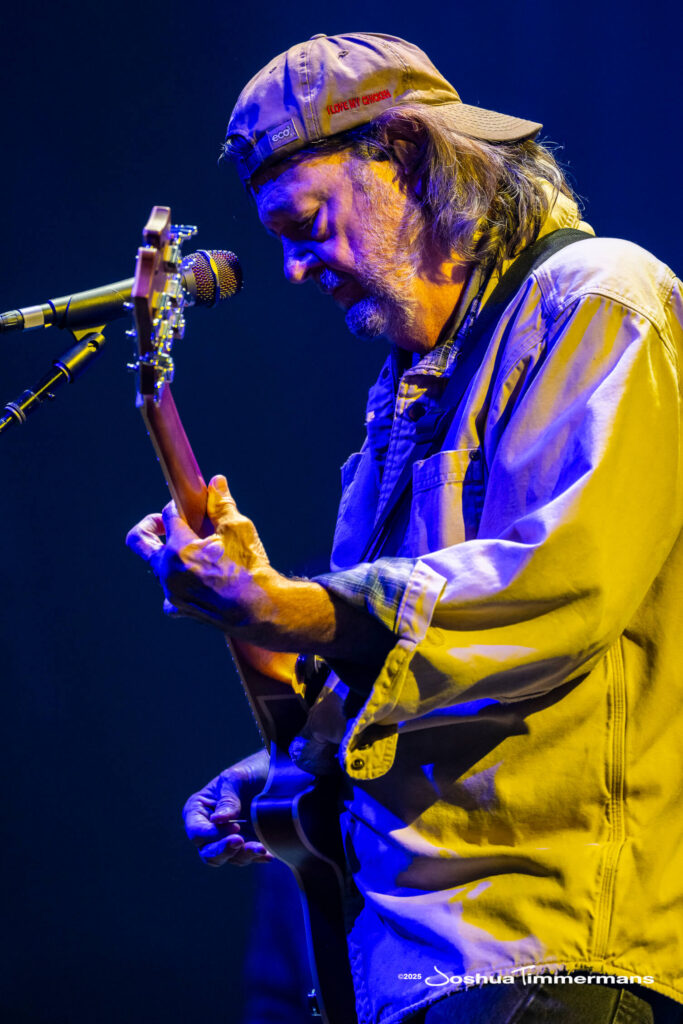 A moment from the Widespread Panic July 26, 2025 performance in Asheville, NC