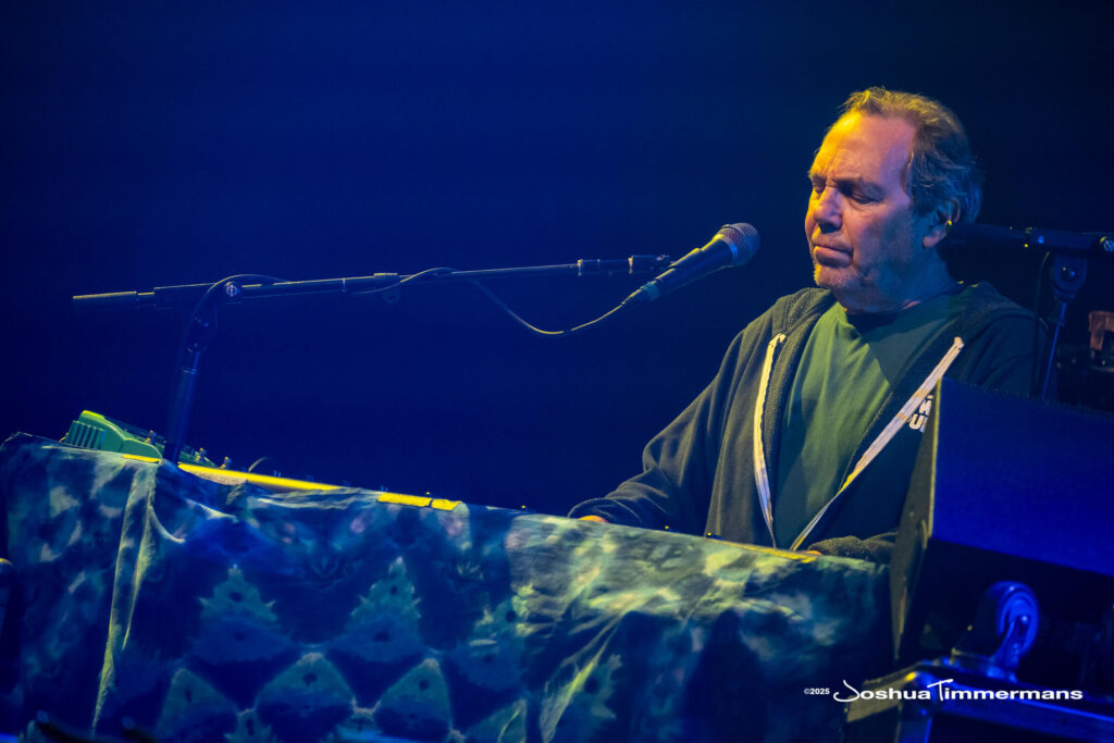 A moment from the Widespread Panic July 26, 2025 performance in Asheville, NC