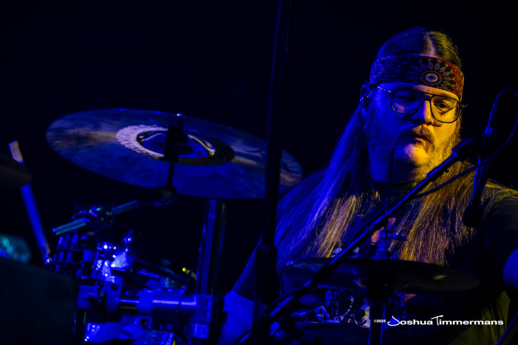 A moment from the Widespread Panic July 26, 2025 performance in Asheville, NC