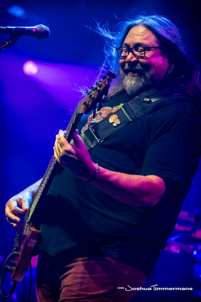 A moment from the Widespread Panic July 26, 2025 performance in Asheville, NC