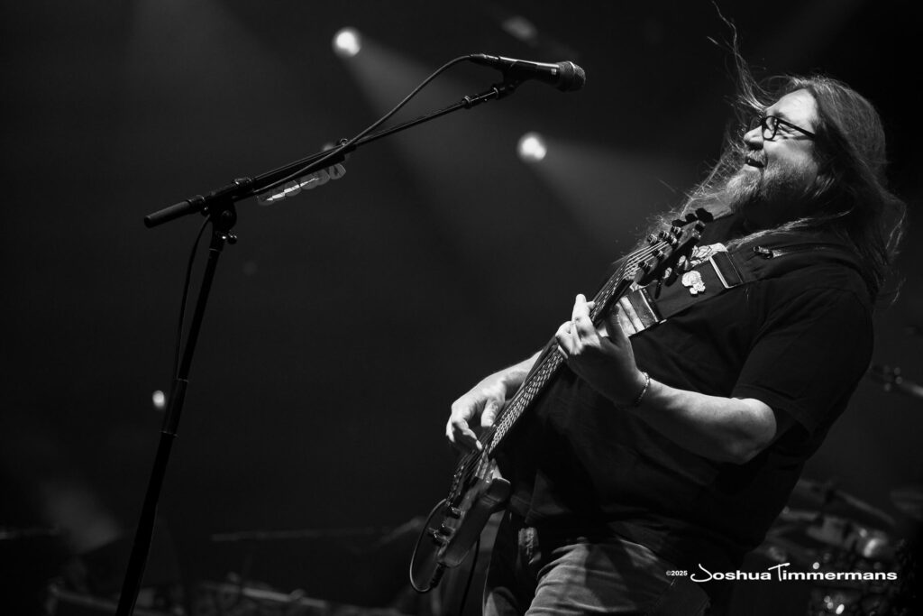 A moment from the Widespread Panic July 26, 2025 performance in Asheville, NC