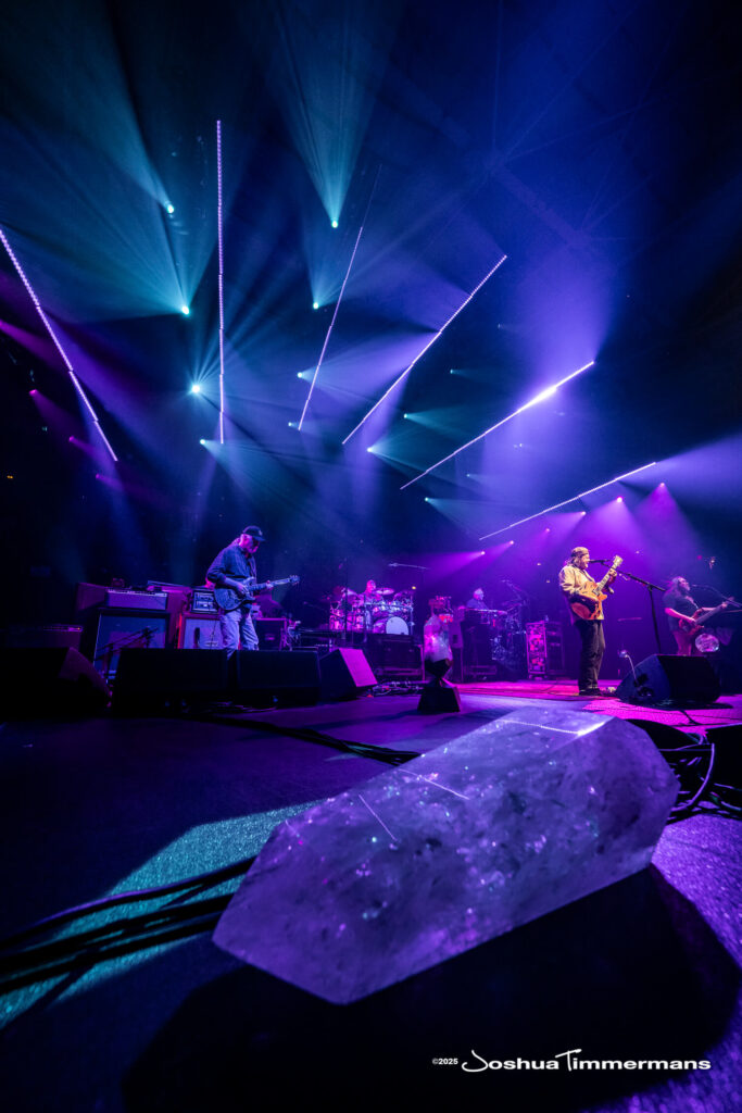 A moment from the Widespread Panic July 26, 2025 performance in Asheville, NC