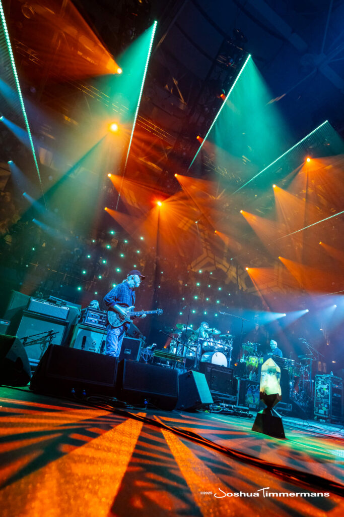 A moment from the Widespread Panic July 26, 2025 performance in Asheville, NC