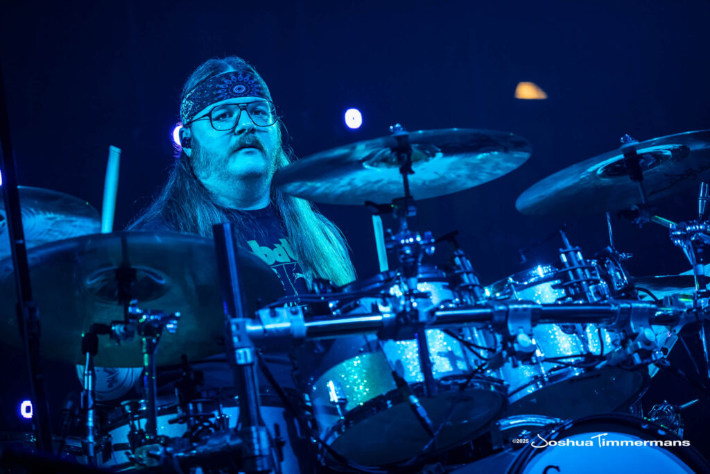 A moment from the Widespread Panic July 26, 2025 performance in Asheville, NC