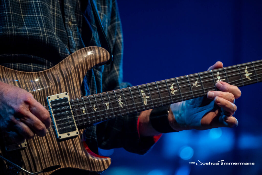 A moment from the Widespread Panic July 26, 2025 performance in Asheville, NC