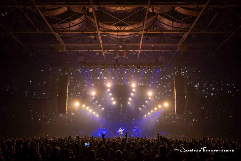 A moment from the Widespread Panic July 26, 2025 performance in Asheville, NC