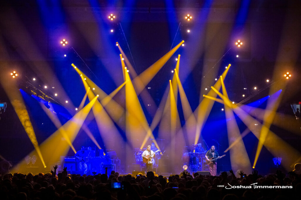 A moment from the Widespread Panic July 26, 2025 performance in Asheville, NC
