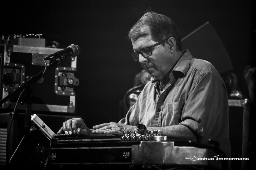 A moment from the Widespread Panic July 26, 2025 performance in Asheville, NC