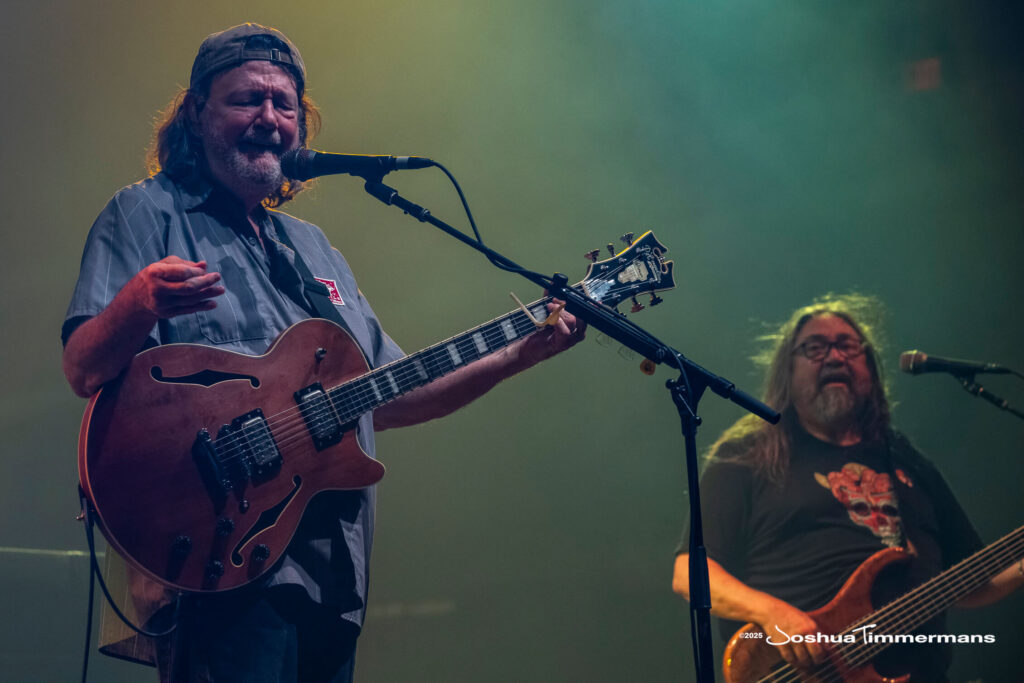 A moment from the Widespread Panic July 26, 2025 performance in Asheville, NC