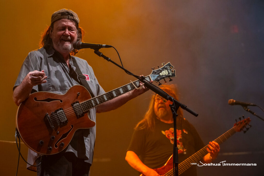 A moment from the Widespread Panic July 26, 2025 performance in Asheville, NC