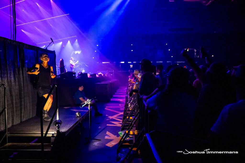A moment from the Widespread Panic July 26, 2025 performance in Asheville, NC