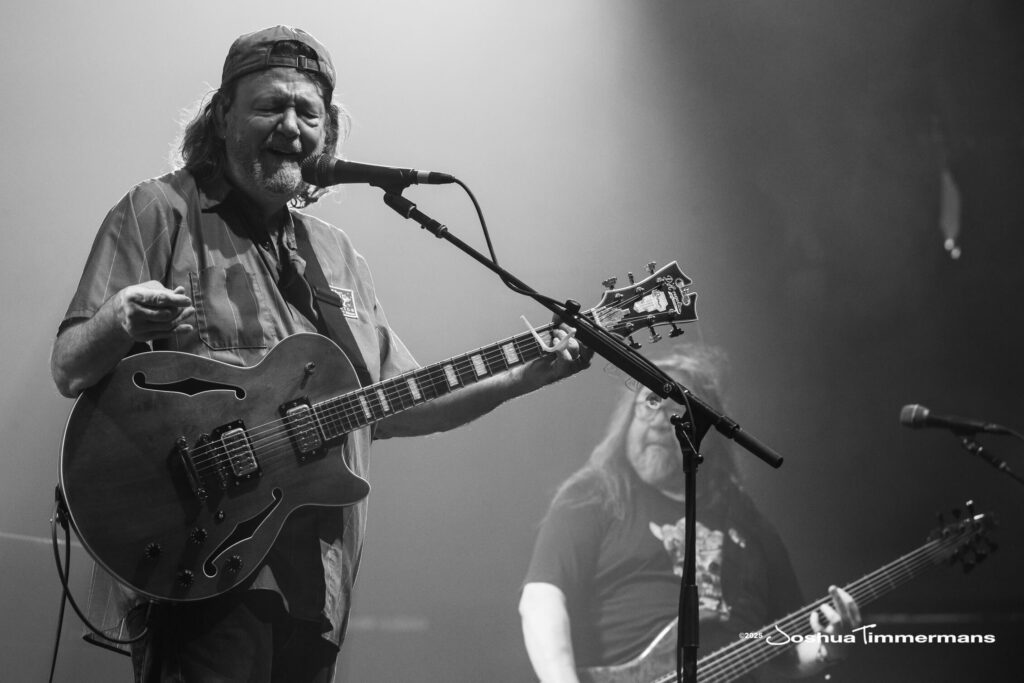 A moment from the Widespread Panic July 26, 2025 performance in Asheville, NC
